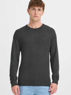 BLEND Herren Strickpullover - BHWeba in anthrazit