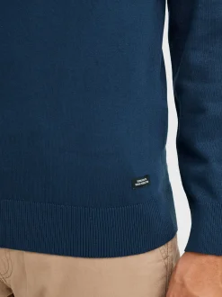 BLEND Herren Strickpullover - BHWeber in blau