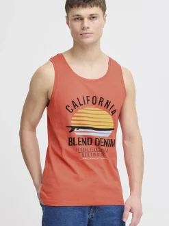 BLEND Herren Tanktop - BHCali in rot