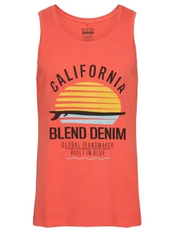 BLEND Herren Tanktop - BHCali in rot