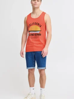 BLEND Herren Tanktop - BHCali in rot