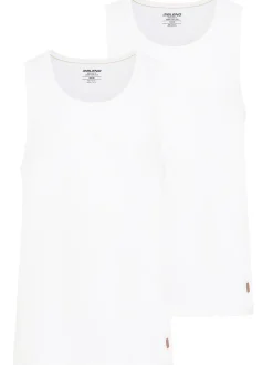 BLEND Herren Tanktop - BHHole in weiß