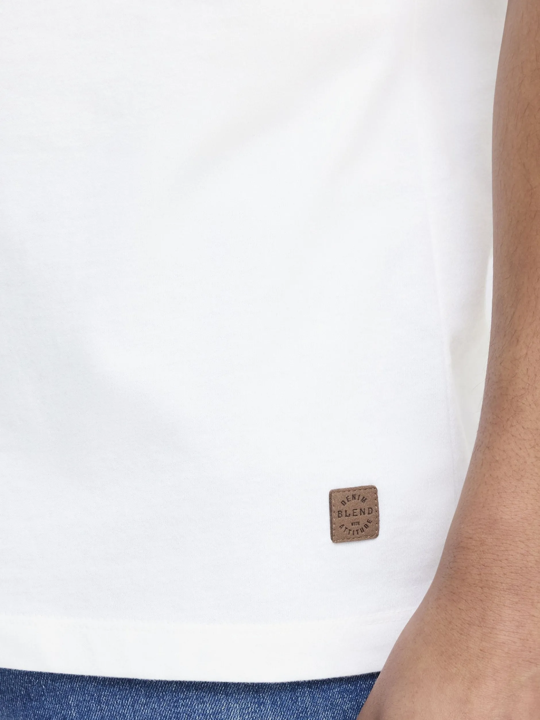 BLEND Herren Tanktop - BHHole in weiß