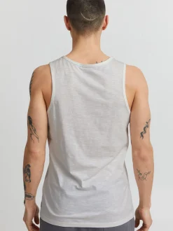 BLEND Herren Tanktop - BHTroppo in weiß