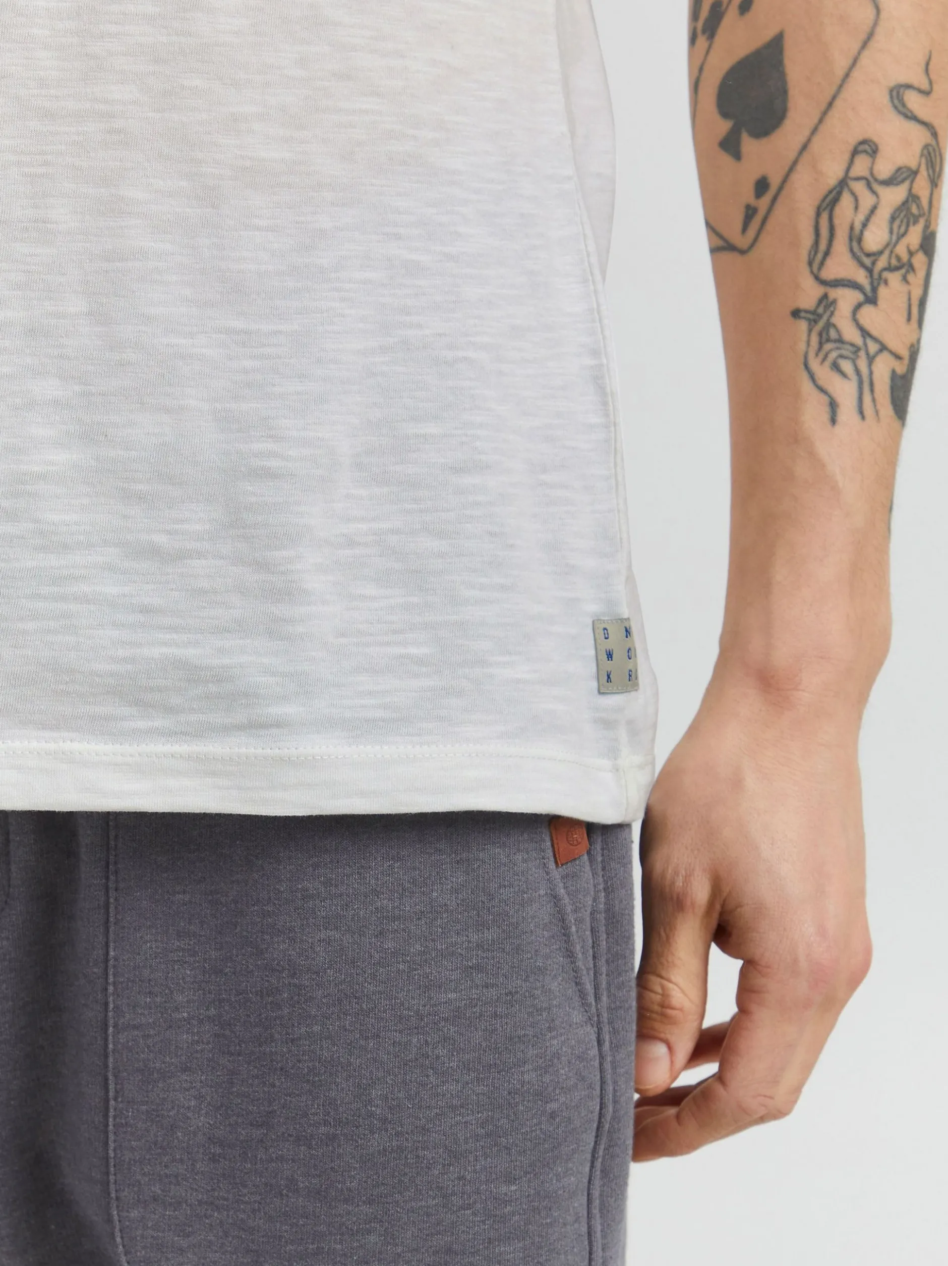 BLEND Herren Tanktop - BHTroppo in weiß