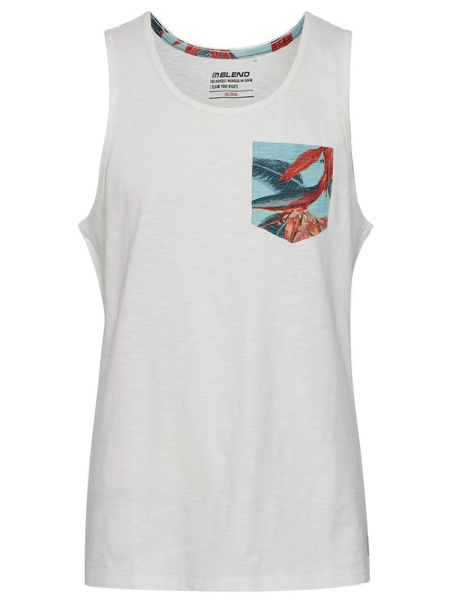 BLEND Herren Tanktop - BHTroppo in weiß