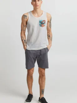 BLEND Herren Tanktop - BHTroppo in weiß