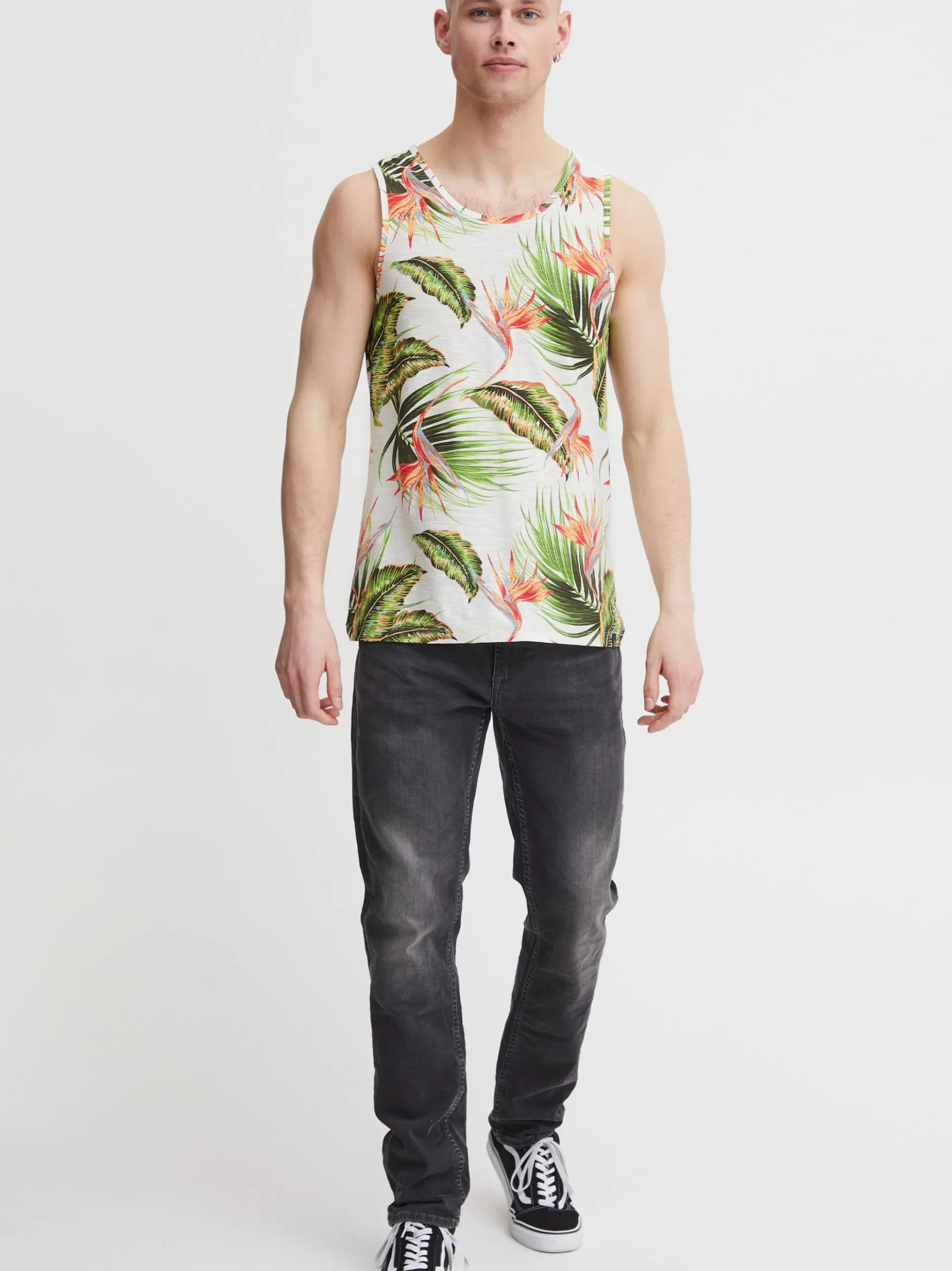 BLEND Herren Tanktop - BHTros in weiß