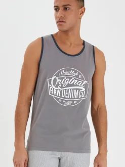 BLEND Herren Tanktop - BHWalex in grau