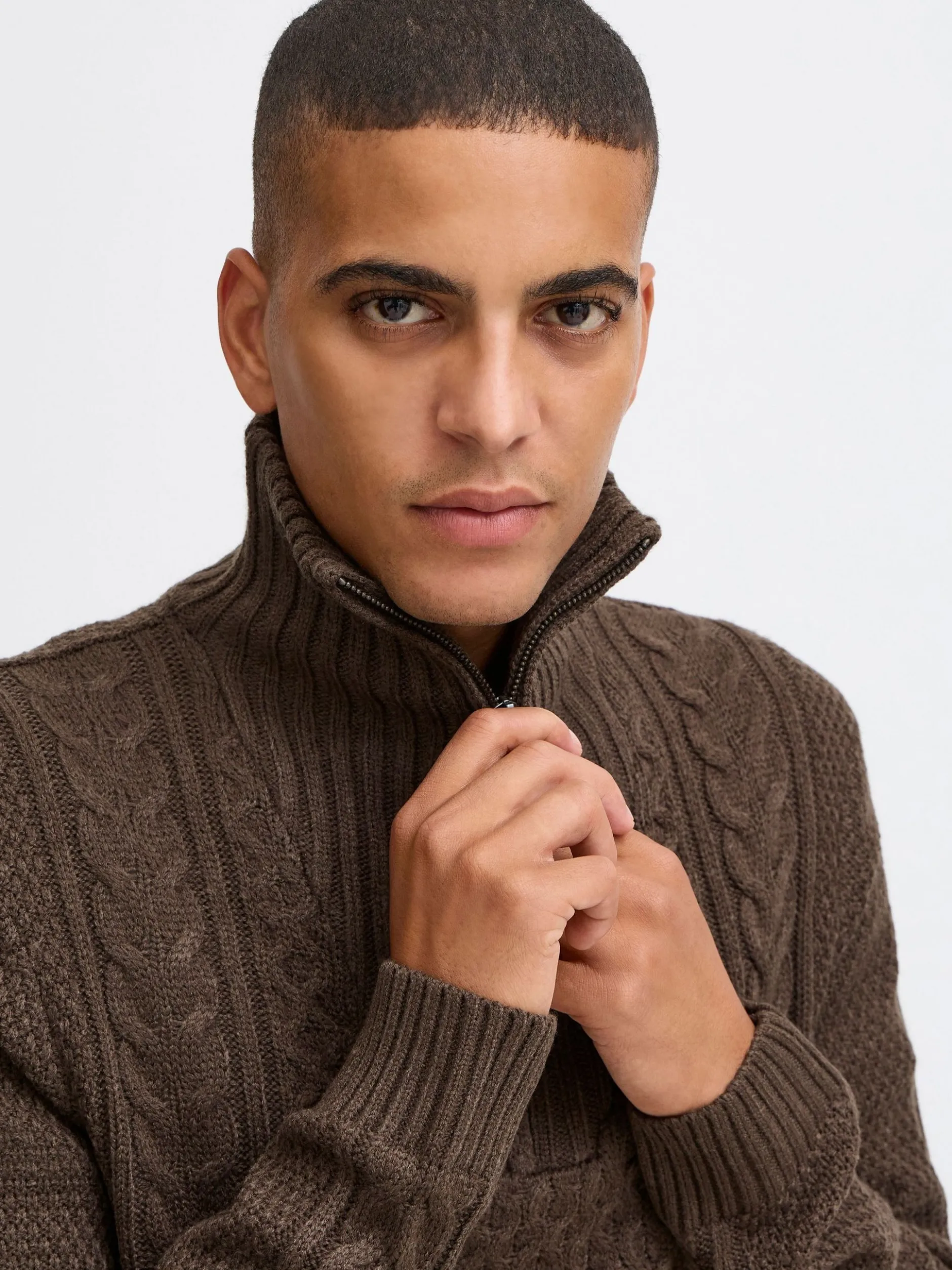 BLEND Herren Troyer - BHPullover in braun