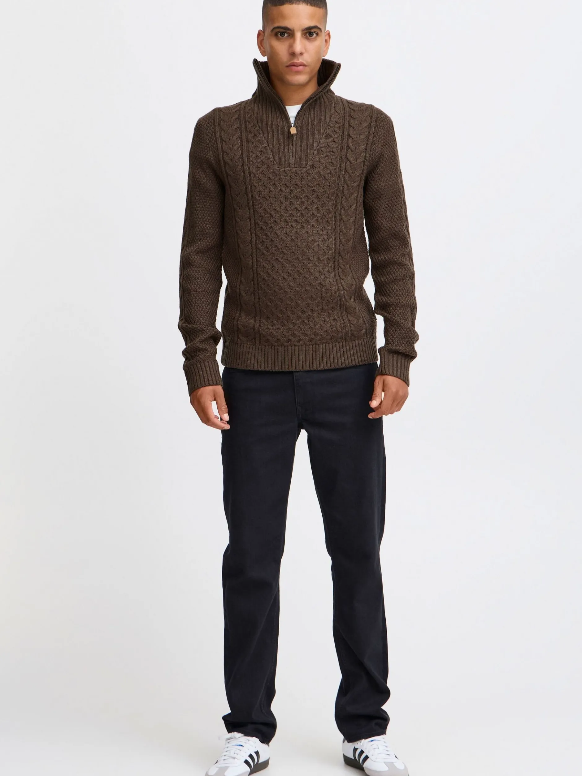 BLEND Herren Troyer - BHPullover in braun