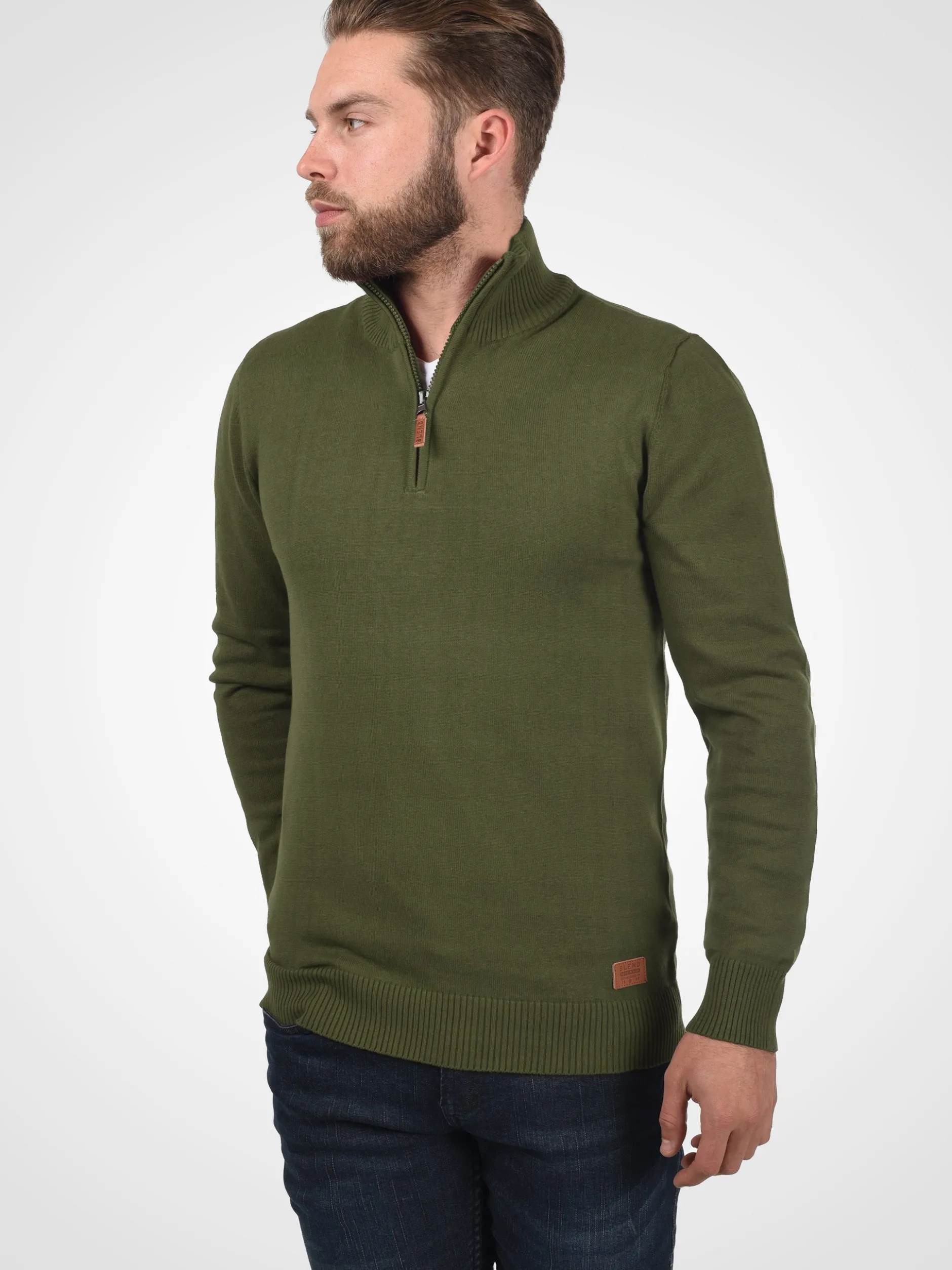 BLEND Herren Troyer - BHRobin in oliv