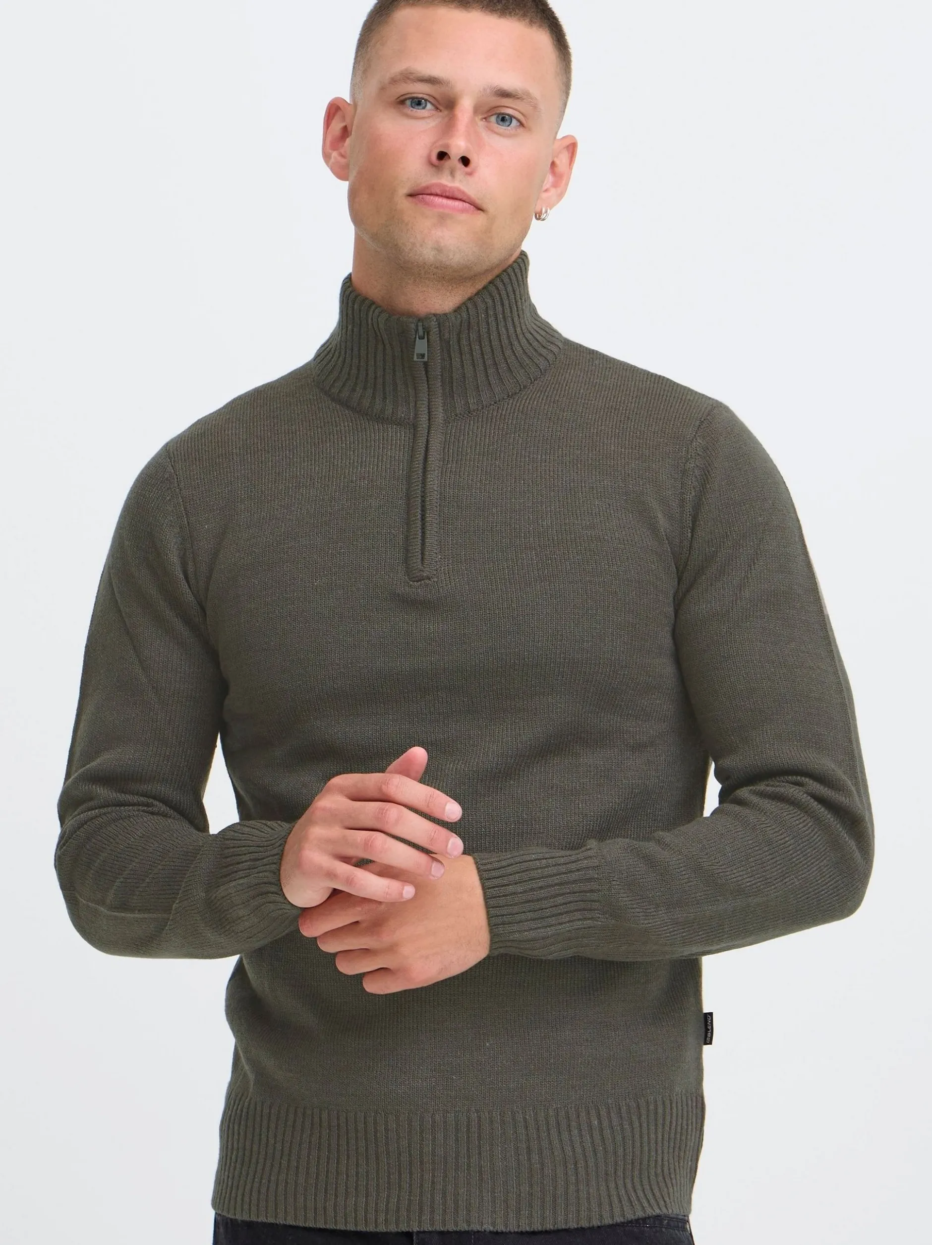 BLEND Herren Troyer - BHRyce in grau