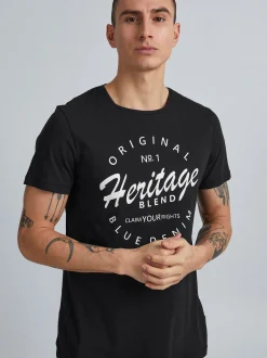 BLEND Herren T-Shirt - BHAbraham in schwarz