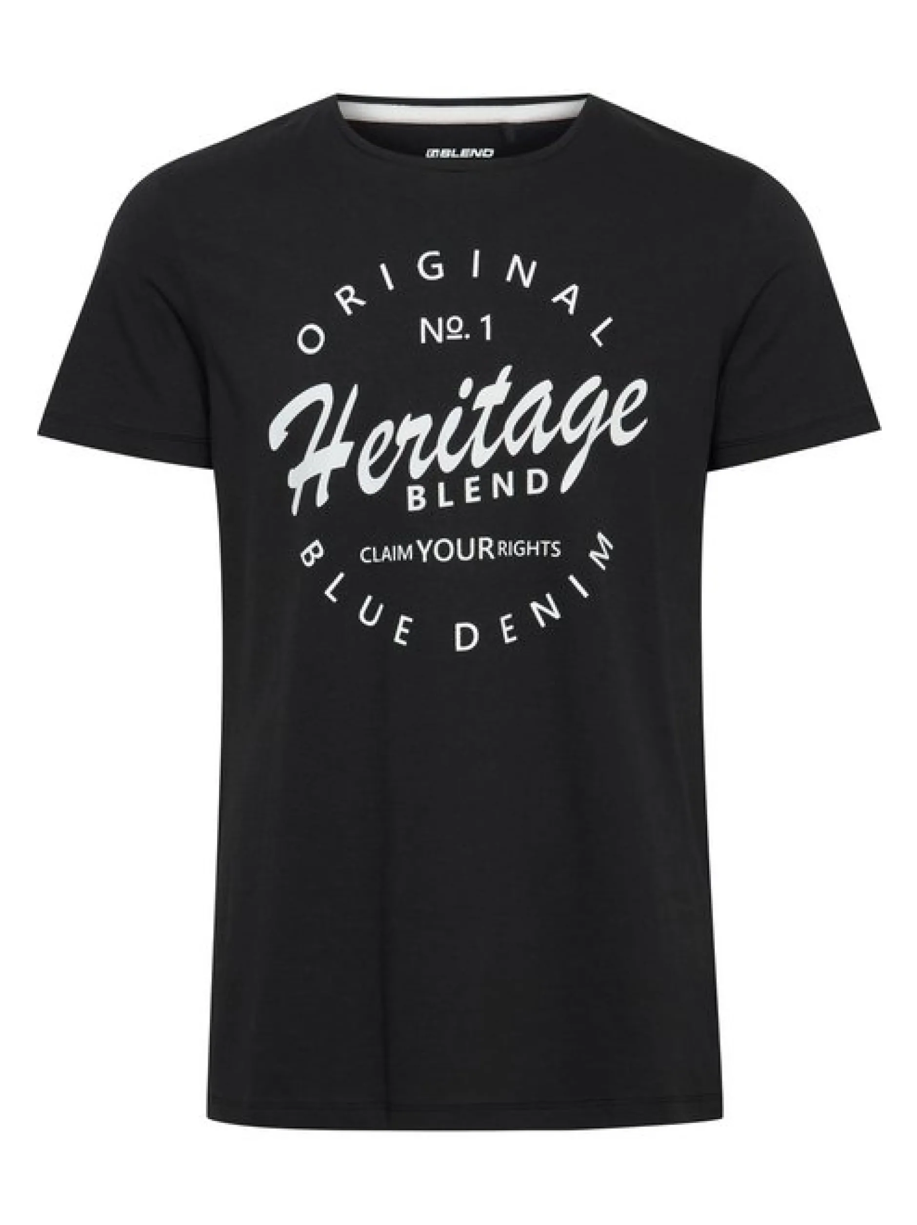 BLEND Herren T-Shirt - BHAbraham in schwarz