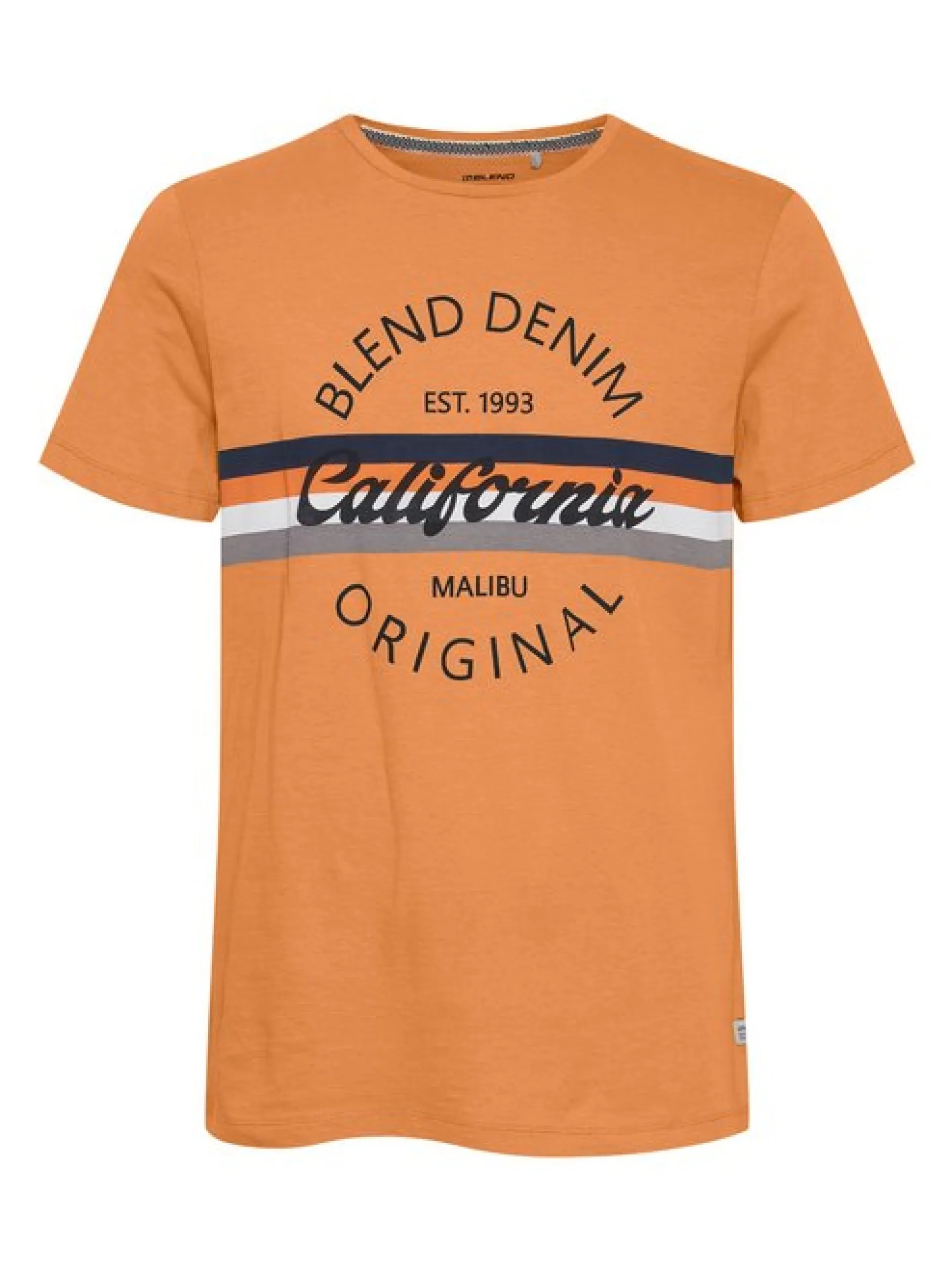 BLEND Herren T-Shirt - BHAdamus in orange