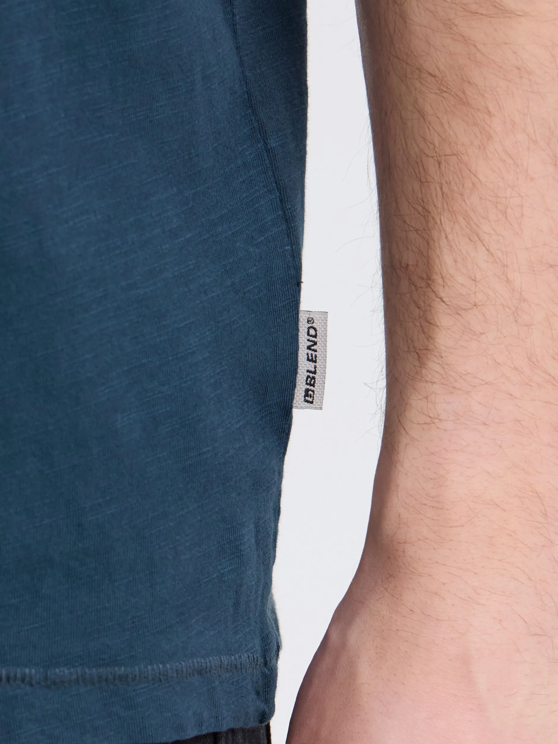 BLEND Herren T-Shirt - BHAshton in blau
