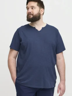 BLEND Herren T-Shirt - BHBTee Big & Tall in blau