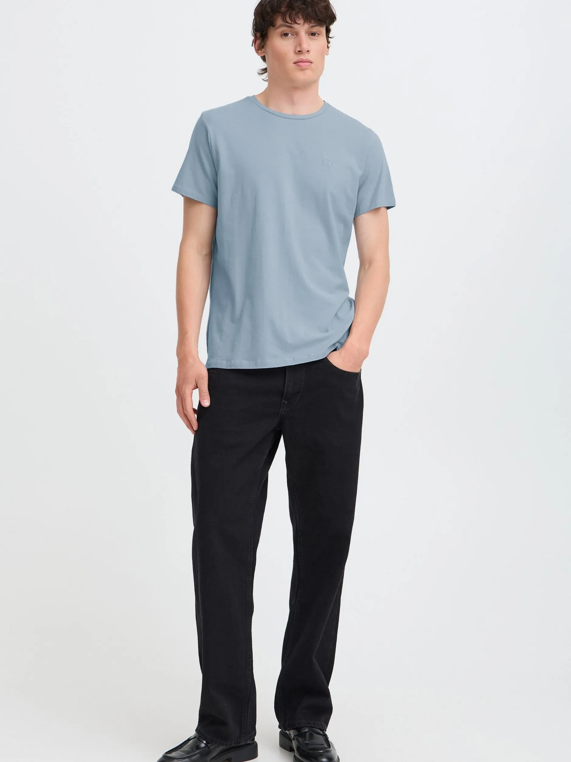 BLEND Herren T-Shirt - BHDinton in blau