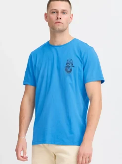 BLEND Herren T-Shirt - BHJackson in blau
