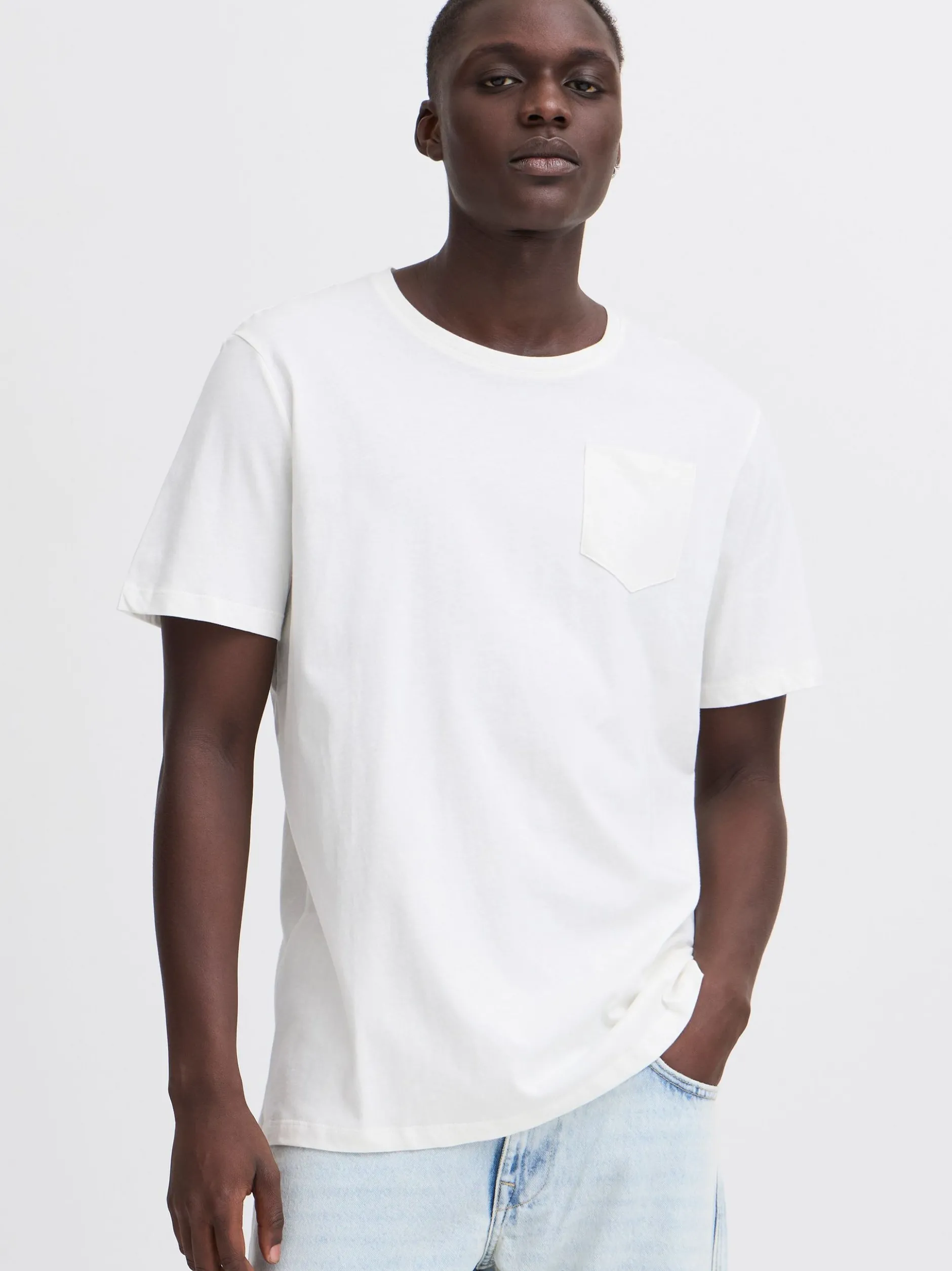 BLEND Herren T-Shirt - BHJago in weiß