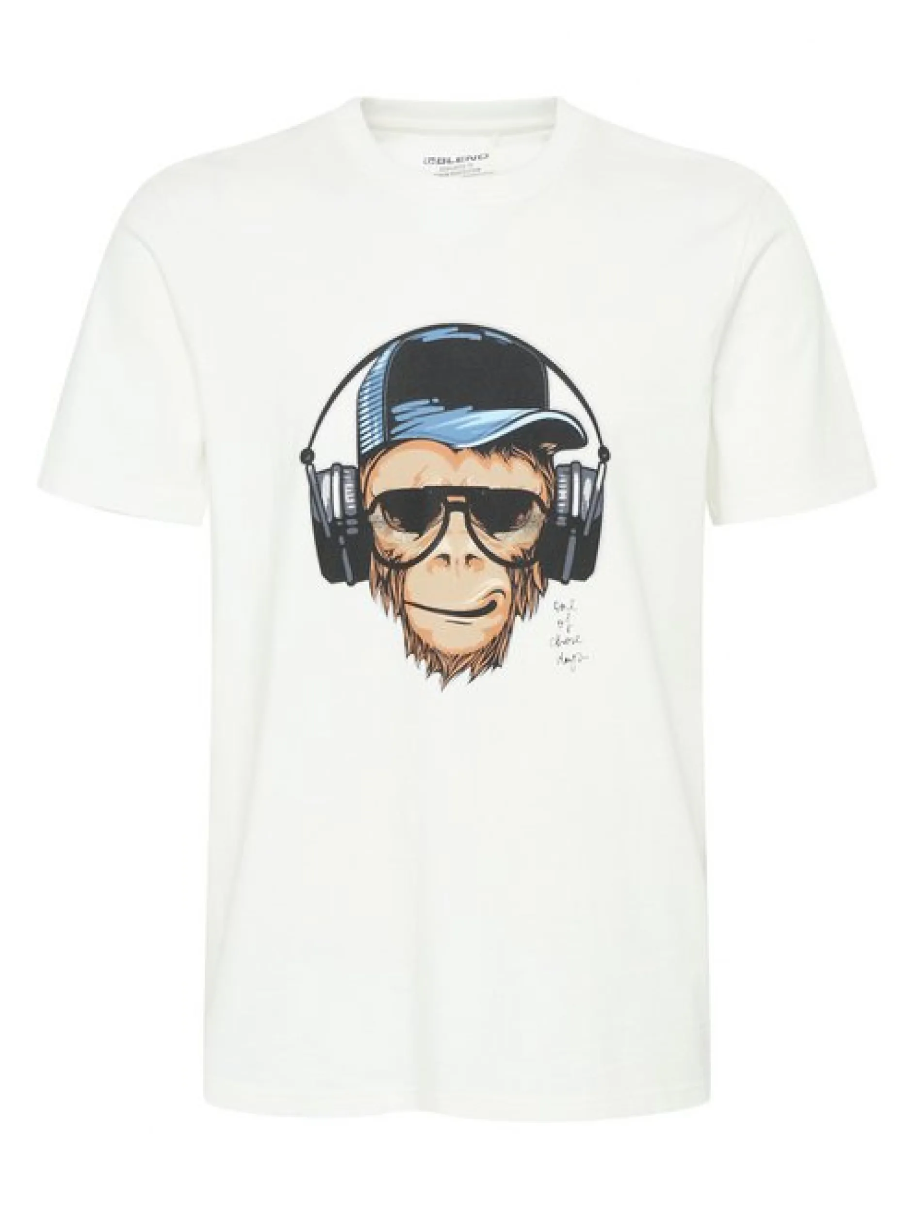 BLEND Herren T-Shirt - BHJavor in weiß