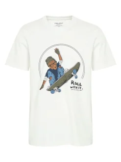 BLEND Herren T-Shirt - BHJavor in weiß