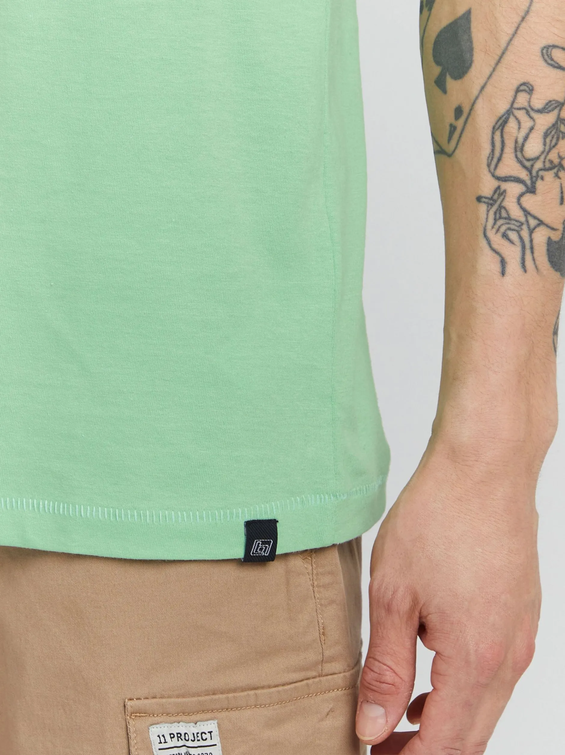 BLEND Herren T-Shirt - BHOrin in grün