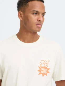 BLEND Herren T-Shirt - BHSun in ecru