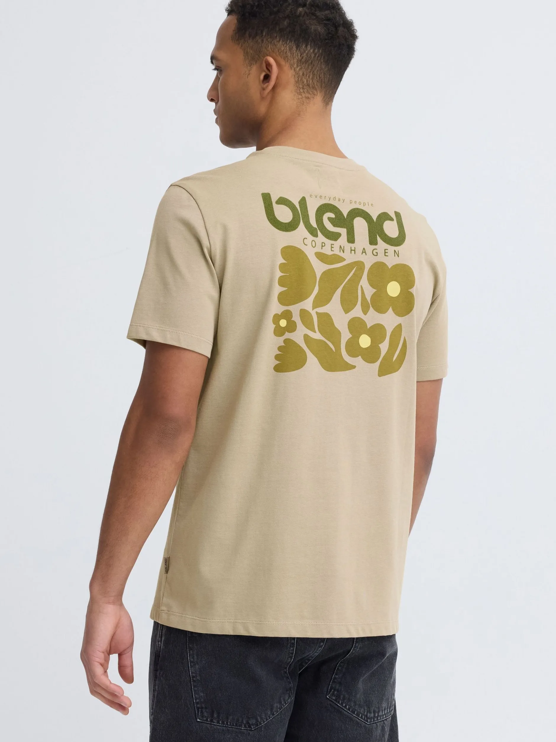 BLEND Herren T-Shirt - BHSun in oliv