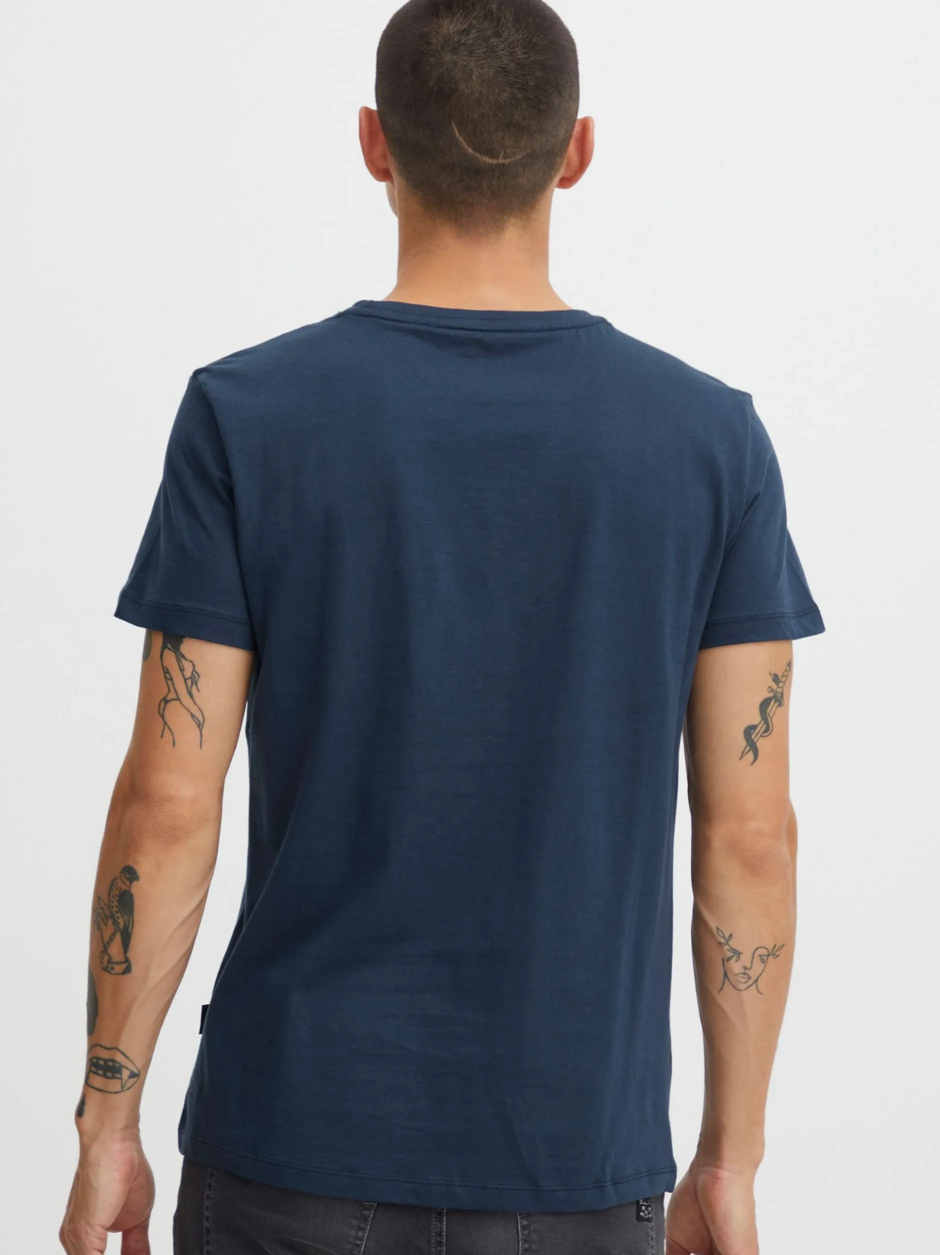 BLEND Herren T-Shirt BHTee in blau