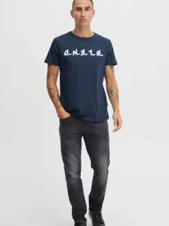 BLEND Herren T-Shirt BHTee in blau