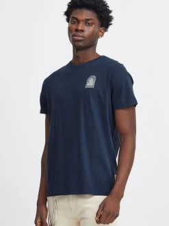 BLEND Herren T-Shirt - BHTee in blau