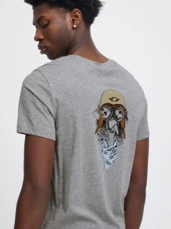 BLEND Herren T-Shirt - BHTee in grau