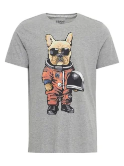 BLEND Herren T-Shirt - BHTee in grau