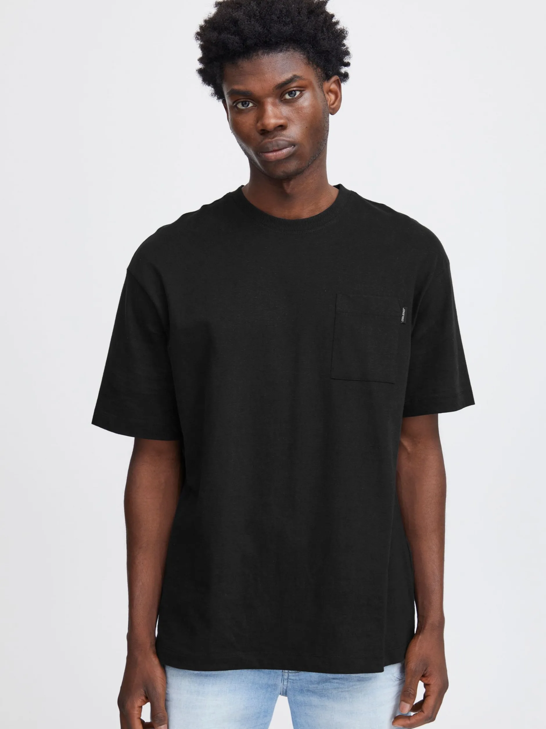 BLEND Herren T-Shirt - BHTee in schwarz