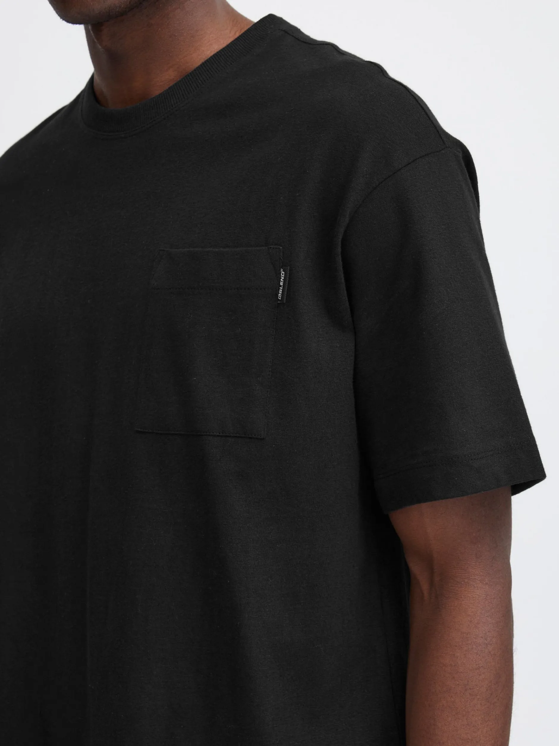 BLEND Herren T-Shirt - BHTee in schwarz