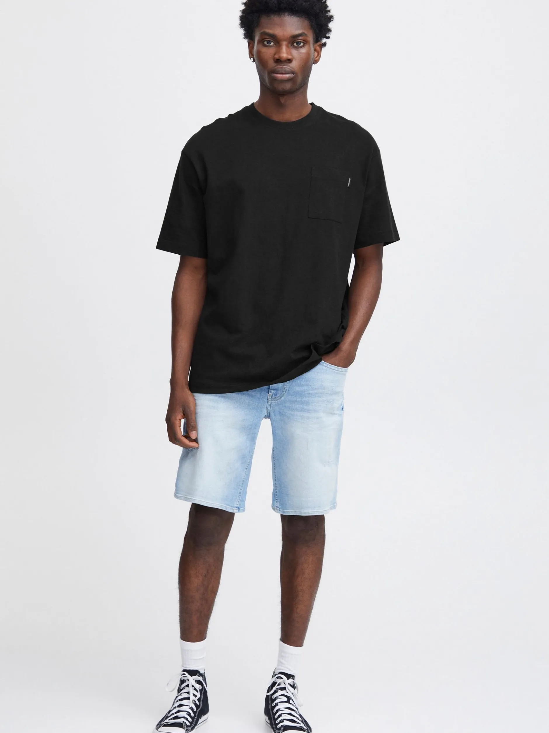 BLEND Herren T-Shirt - BHTee in schwarz