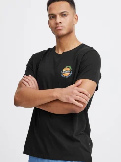 BLEND Herren T-Shirt - BHTee in schwarz