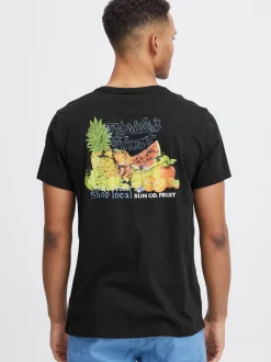 BLEND Herren T-Shirt - BHTee in schwarz