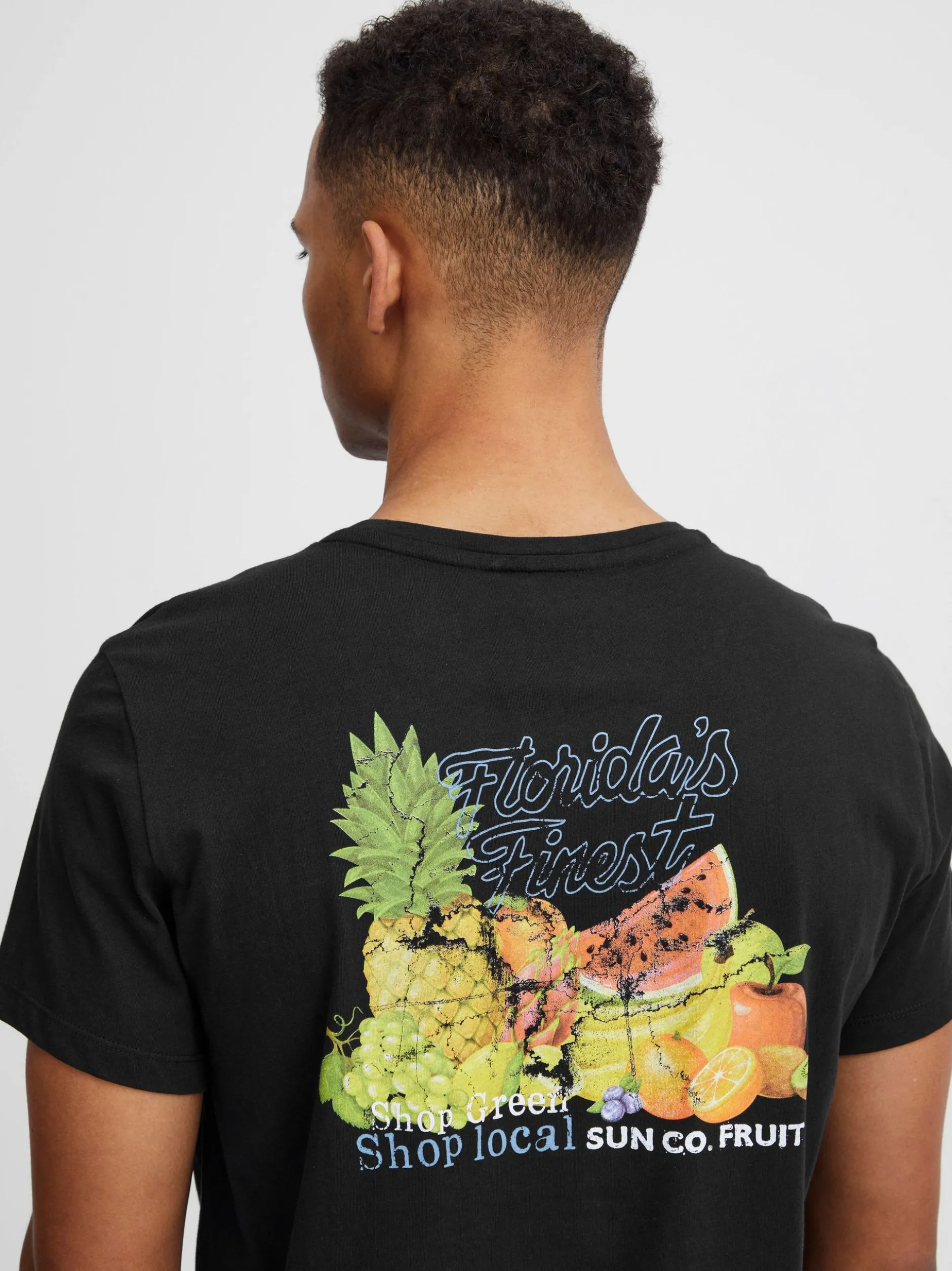 BLEND Herren T-Shirt - BHTee in schwarz