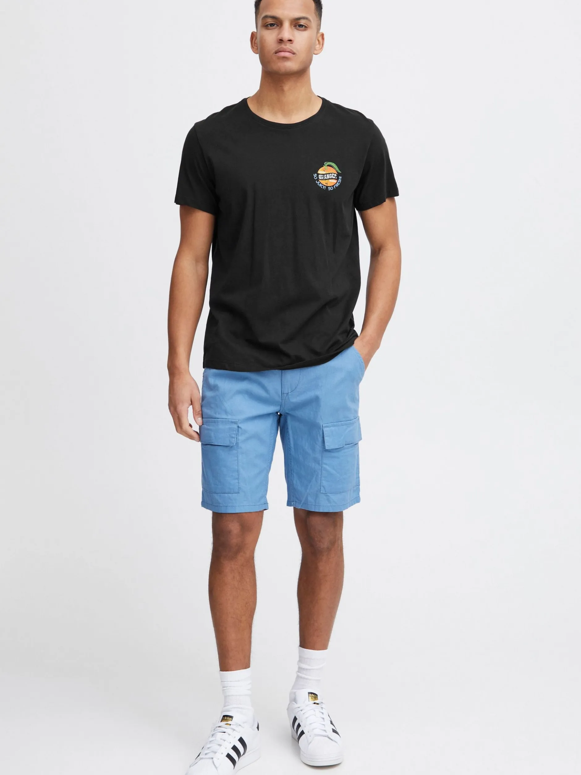 BLEND Herren T-Shirt - BHTee in schwarz