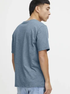 BLEND Herren T-Shirt - BHWilton in blau