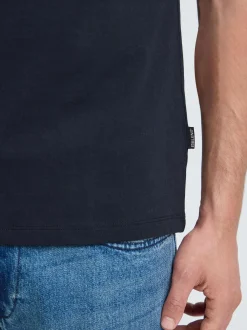 BLEND Herren T-Shirt in beige schwarz