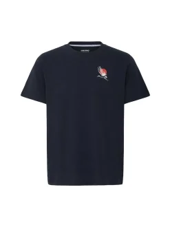 BLEND Herren T-Shirt in beige schwarz