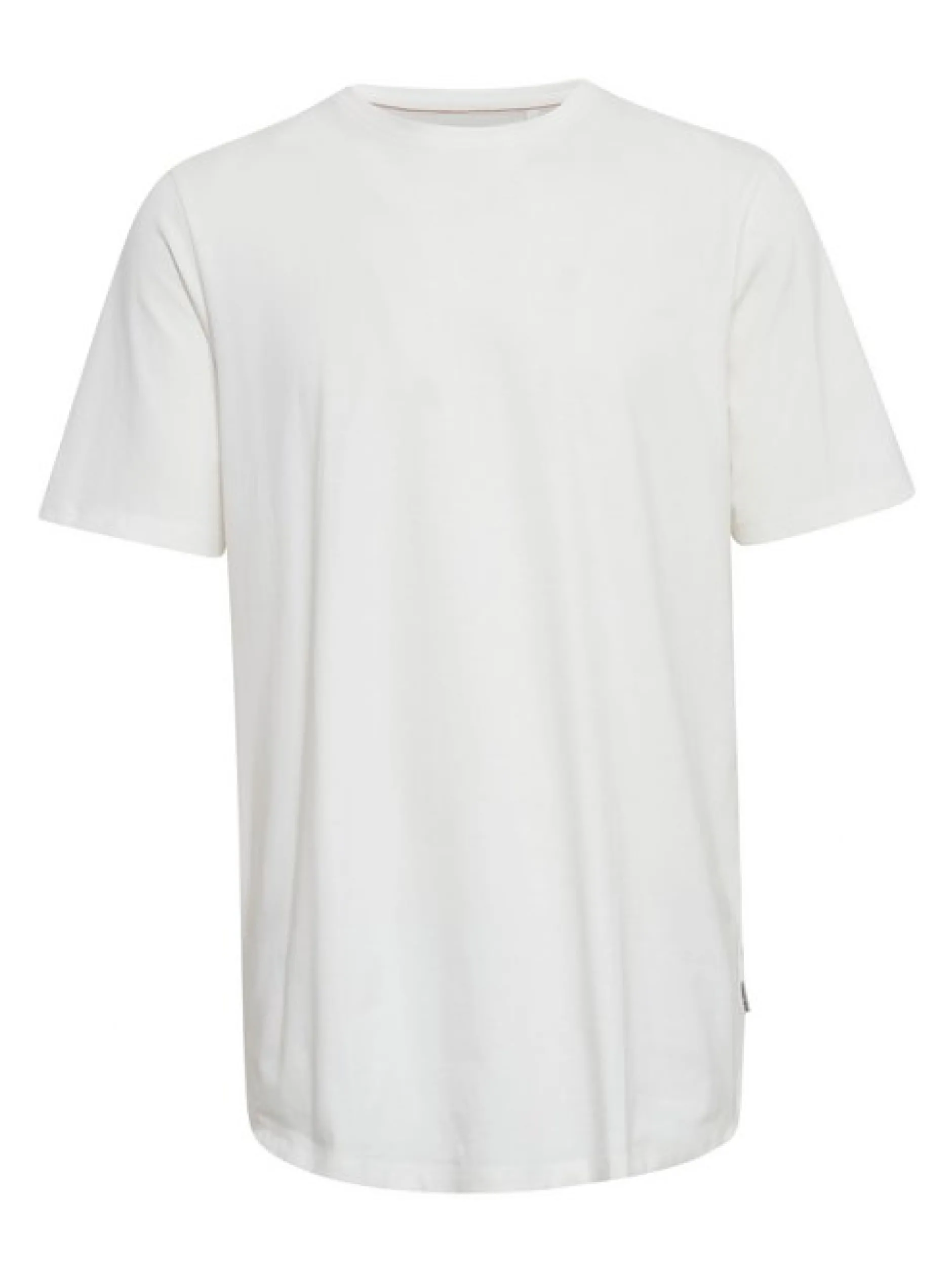 BLEND Herren T-Shirt in weiß - Ausschnitt: Rundhals