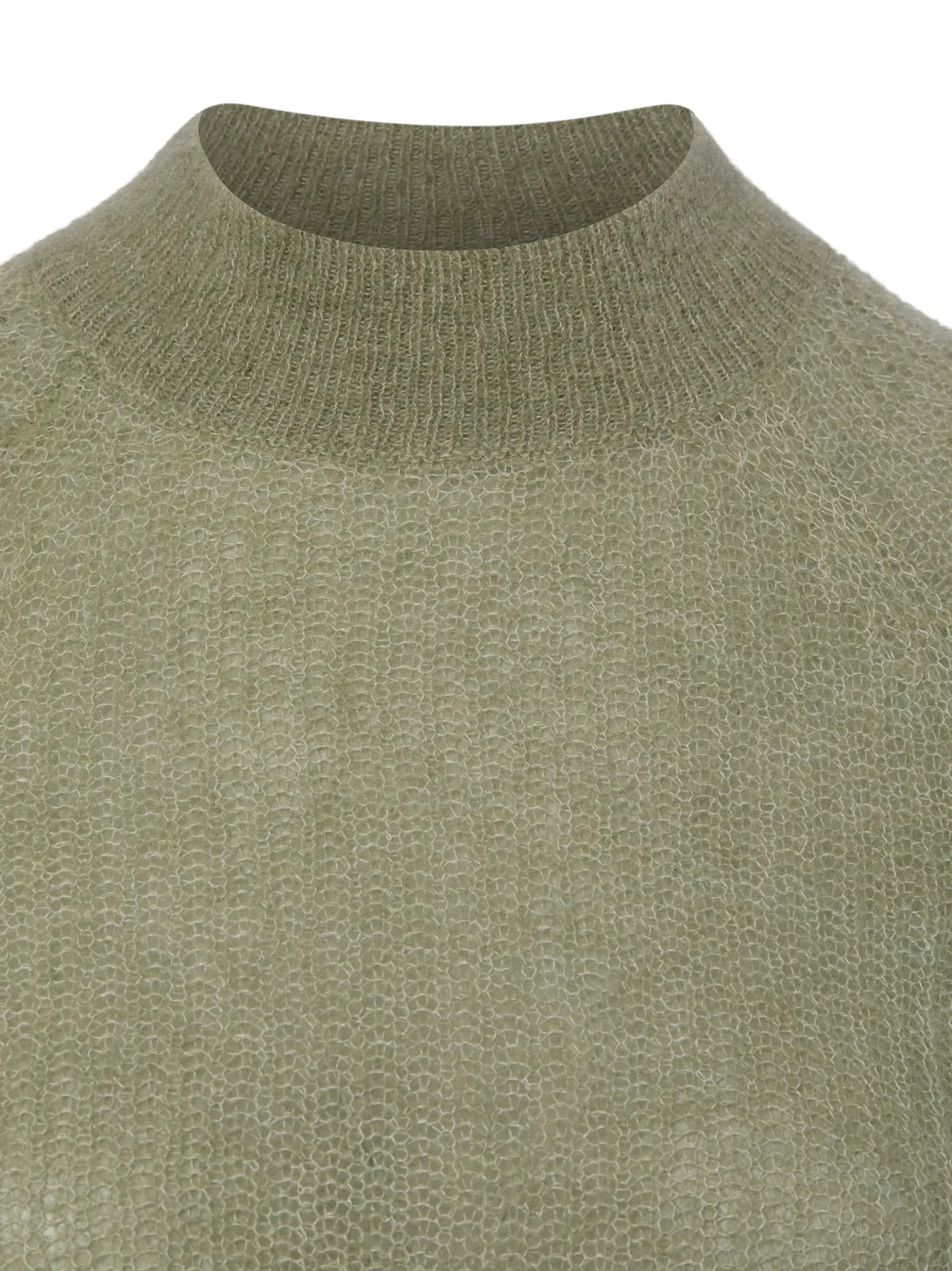 BOSS Damen Strickshirt - Fewe in schilf - Ärmel: Halbarm