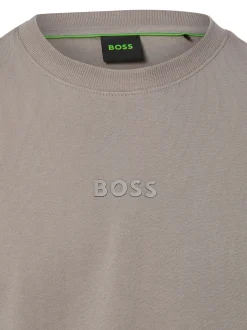 BOSS Green Herren T-Shirt - Tee in grau - Ärmel: kurzarm