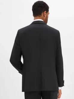 BOSS Herren Baukasten-Sakko mit Schurwoll-Anteil - Jasper Tux in schwarz
