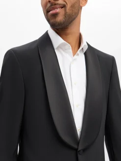 BOSS Herren Baukasten-Sakko mit Schurwoll-Anteil - Jasper Tux in schwarz